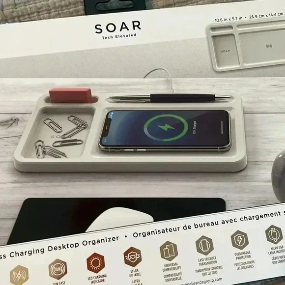 wireless phone charger tray - Picture 2 of 2